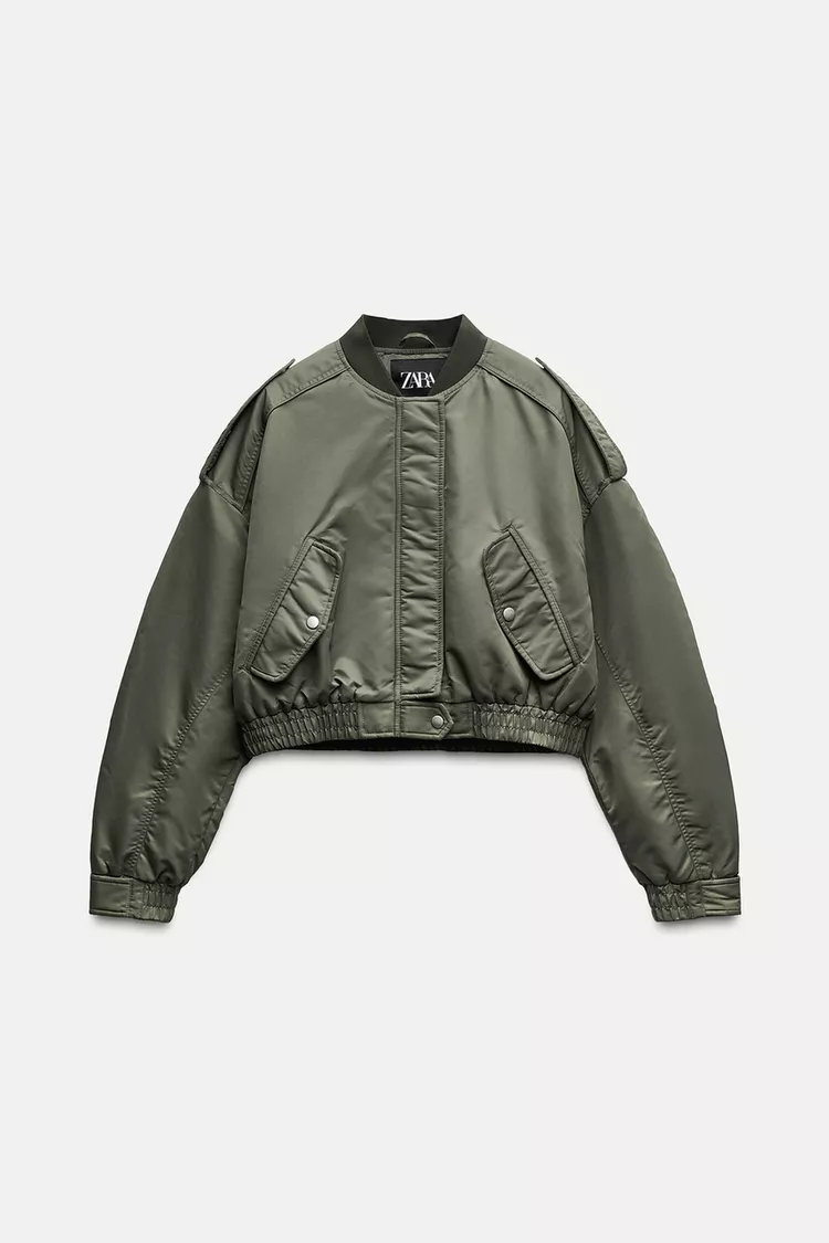 BLOUSON AVIADOR CON BOLSILLOS